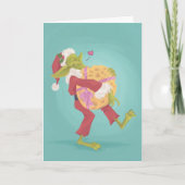Goblin Christmas Card Feiertagskarte (Vorderseite)
