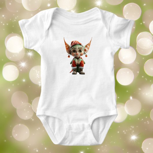 Goblin Christmas Elf Baby Bodysuit Baby Strampler
