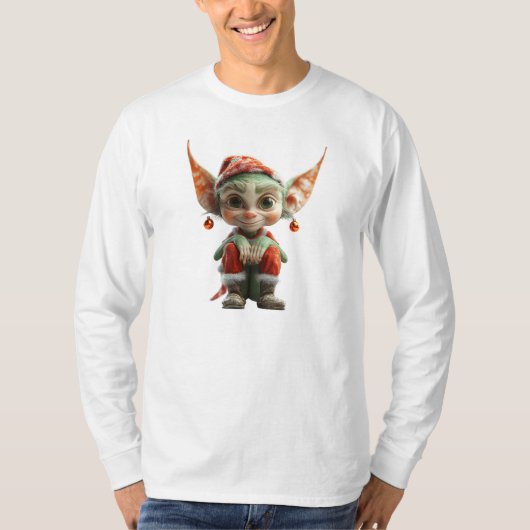 Goblin Christmas Elf Men's T-Shirt (Vorderseite)