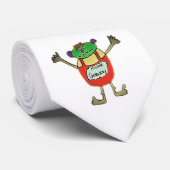 Goblin-Design für Weihnachts-Neck-Tie-Cartoon Krawatte (Gerollt)