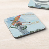 Goblin Flying Dragon Kite Fantasy Getränke Coaster Getränkeuntersetzer (Linke Seite)