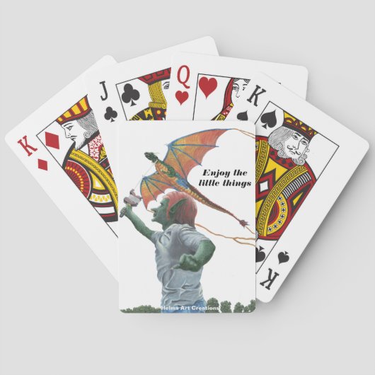 Goblin Flying Dragon Kite Kleine Dinge Karten Spielkarten (Rückseite)