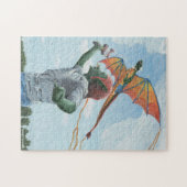 Goblin Flying Dragon Kite Medium Jigsaw Puzzle (Horizontal)