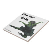Goblin Girl Ballet Dancer Fantasy Decorative Tile Fliese (Seite)