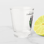 Goblin Girl Handy Selfie Fantasy Art Shot Glass Schnapsglas (Links)