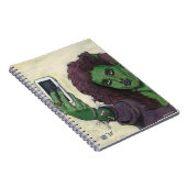 Goblin Girl Handy Selfie Spiral Notebook Notizblock (Rechte Seite)