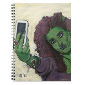 Goblin Girl Handy Selfie Spiral Notebook Notizblock (Vorderseite)
