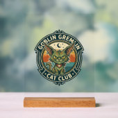 Goblin Gremlin Katze Süße Kitty Design - Goblin Gr Acrylschild (Neutral)