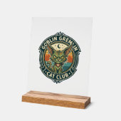 Goblin Gremlin Katze Süße Kitty Design - Goblin Gr Acrylschild (Winkel)