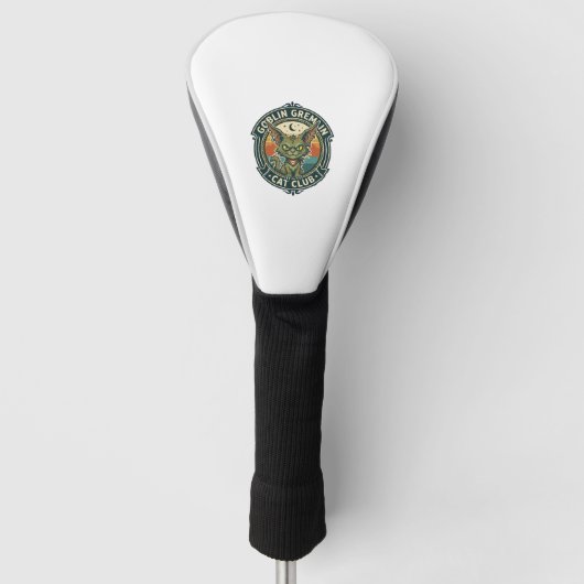 Goblin Gremlin Katze Süße Kitty Design - Goblin Gr Golf Headcover (Vorderseite)