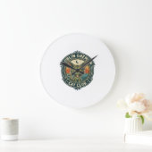 Goblin Gremlin Katze Süße Kitty Design - Goblin Gr Große Wanduhr (Zuhause)