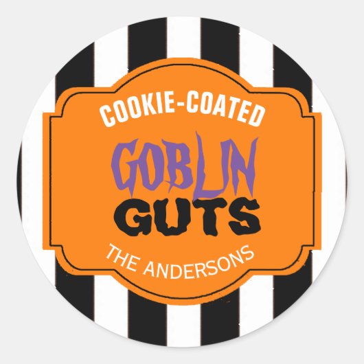 Goblin Guts ID218 Runder Aufkleber (Vorderseite)