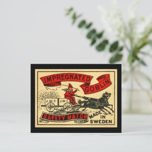 Goblin ist Enceinte Postkarte (Stehend Vorderseite)