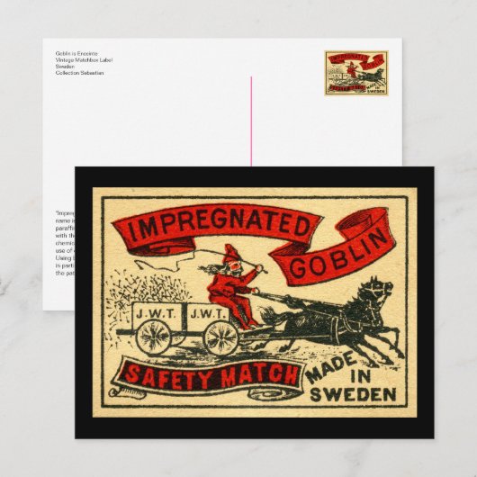 Goblin ist Enceinte Postkarte (Vorne/Hinten)