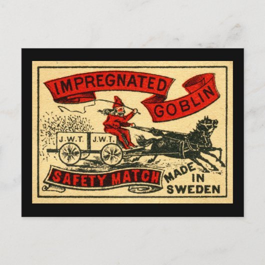 Goblin ist Enceinte Postkarte (Vorderseite)