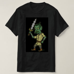 Goblin-Kämpfer mit schwerem Schwert T-Shirt