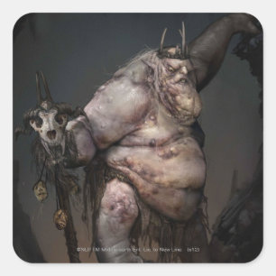 Goblin King Concept Quadratischer Aufkleber