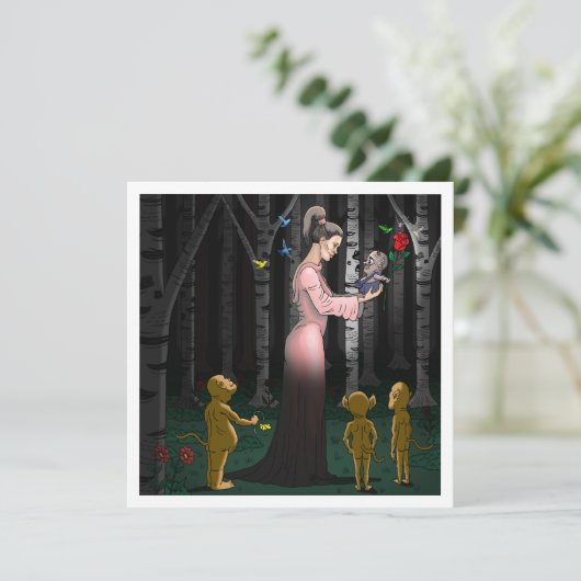 Goblin Liebe Valentinstag Card Karte (Stehend Vorderseite)