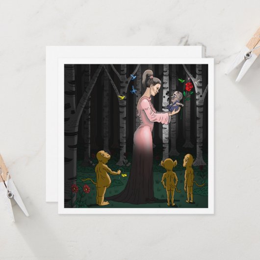 Goblin Liebe Valentinstag Card Karte (Vorderseite/Rückseite Beispiel)