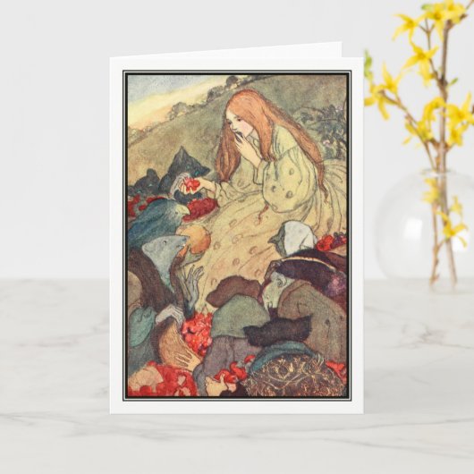 Goblin Market von Florence Harrison Karte (Gelbe Blume)