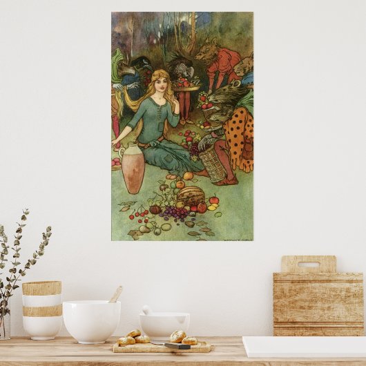 Goblin Market - Warwick Goble Poster (Küche)