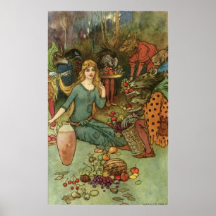 Goblin Market - Warwick Goble Poster