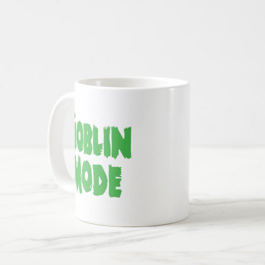 GOBLIN MODE KAFFEETASSE (Vorderseite Links)