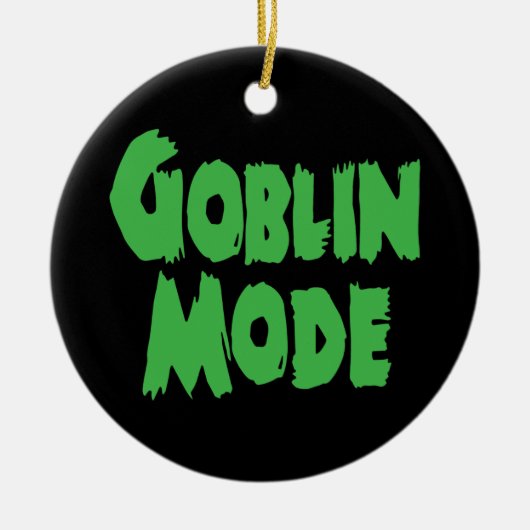 GOBLIN MODE KERAMIK ORNAMENT (Vorne)
