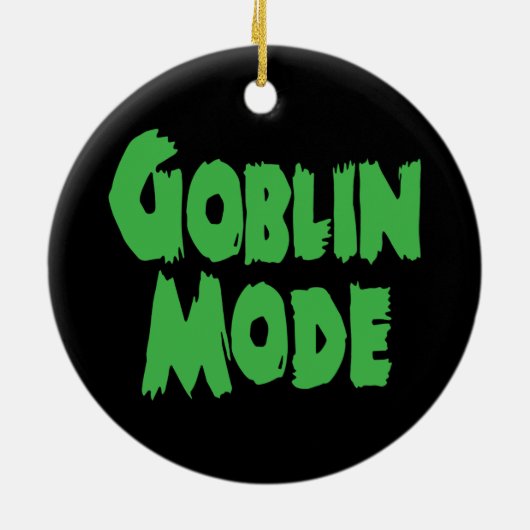GOBLIN MODE KERAMIK ORNAMENT (Hinten)