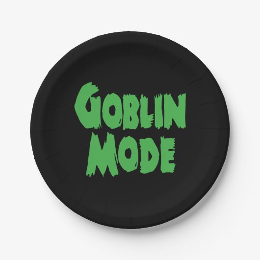 GOBLIN MODE PAPPTELLER (Vorderseite)