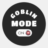 Goblin Mode Stickers (Vorderseite)