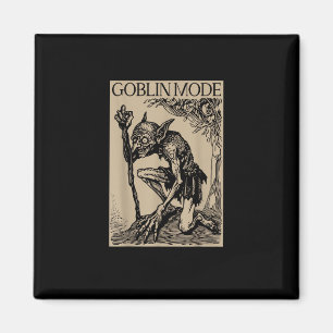 Goblin-Modus Goblincore Fairycore Mittelalter Grun Magnet
