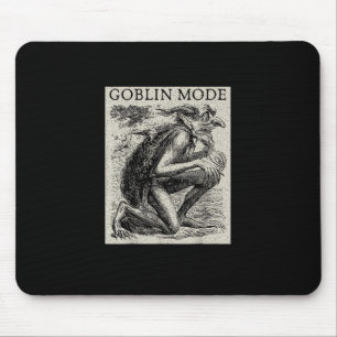 Goblin-Modus Goblincore Vintage-Ästhetik Lustig Au Mousepad