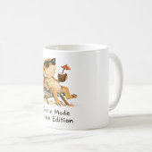 Goblin-Modus Strand Edition Bartagamen Kunst Kaffeetasse (VorderseiteRechts)