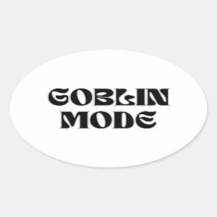 Goblin-Modus Vintage-Stil Aufkleber