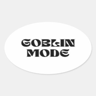 Goblin-Modus Vintage-Stil Aufkleber