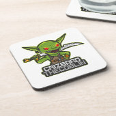 Goblin namens Grizbard Getränkeuntersetzer (Linke Seite)