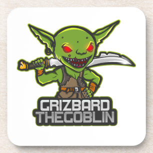 Goblin namens Grizbard Getränkeuntersetzer