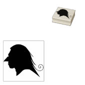 Goblin Profil 2 Silhouette Kunst Briefmarke Gummistempel (Stempel)