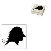 Goblin Profil Silhouette Briefmarke Gummistempel (Stempel)