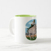 Goblin Rider Ox Racing Fantasy Art Café Tasse (Vorderseite Links)