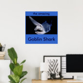 Goblin Shark Poster (Heimbüro)