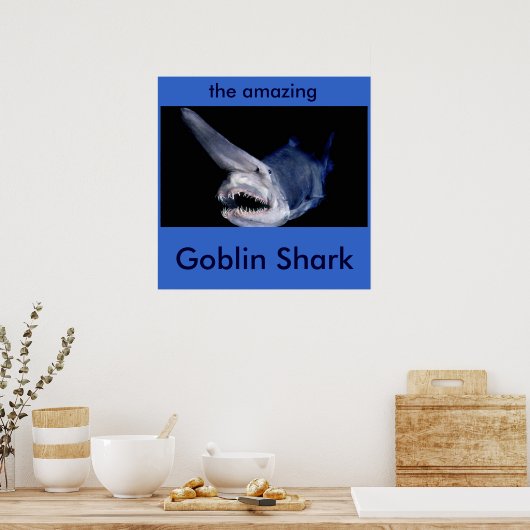 Goblin Shark Poster (Küche)