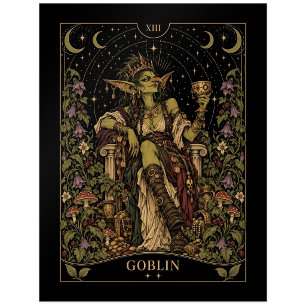 Goblin, Sternenlicht-Tarot-Kunst Postkarte