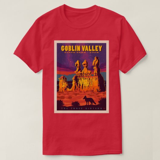 Goblin Valley Staat Park Utah 1 T-Shirt (Design vorne)