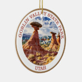 Goblin Valley Staat Park, Utah Keramik Ornament (Rechts)