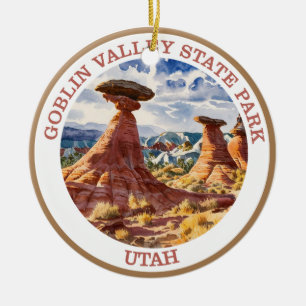 Goblin Valley Staat Park, Utah Keramik Ornament