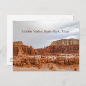 Goblin Valley Staat Park, Utah Postcard Postkarte (Vorne/Hinten)