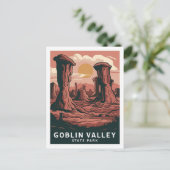 Goblin Valley Staat Park, Utah Postkarte (Stehend Vorderseite)
