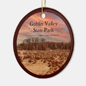 Goblin Valley Staat Park Utah Souvenir Geschenk Keramik Ornament (Links)